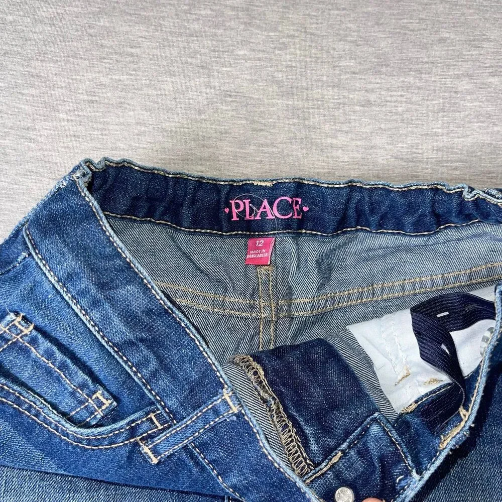 The Children’s Place Girl's Adjustable Waist Denim Skirt